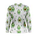 Cute seamless pattern with avocado lovers Women s Sweatshirt View2