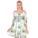 Cute seamless pattern with avocado lovers Cutout Spaghetti Strap Chiffon Dress View1