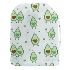 Cute Seamless Pattern With Avocado Lovers Drawstring Pouch (3xl) by BangZart