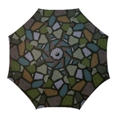 Cartoon Colored Stone Seamless Background Texture Pattern   Golf Umbrellas by BangZart