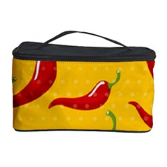 Chili Vegetable Pattern Background Cosmetic Storage