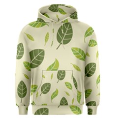 Leaf Spring Seamless Pattern Fresh Green Color Nature Men s Core Hoodie
