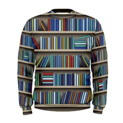 Bookshelf Men s Sweatshirt