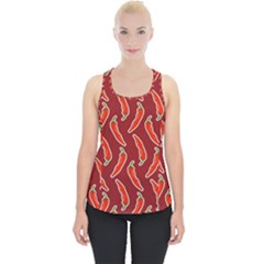 Chili Pattern Red Piece Up Tank Top by BangZart