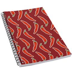 Chili Pattern Red 5 5  X 8 5  Notebook