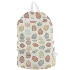 Seamless Pattern Colorful Easter Egg Flat Icons Painted Traditional Style Foldable Lightweight Backpack by BangZart