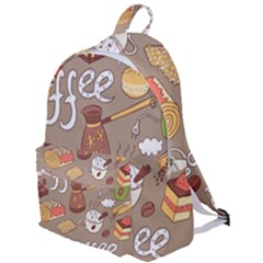 Vector Seamless Pattern With Doodle Coffee Equipment The Plain Backpack by BangZart