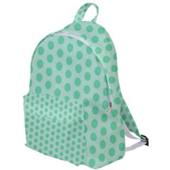 Polka Dots Mint Green, Pastel Colors, Retro, Vintage Pattern The Plain Backpack by Casemiro