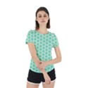 Polka Dots Mint green, pastel colors, retro, vintage pattern Back Cut Out Sport Tee View2