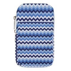 Zigzag Pattern Seamless Zig Zag Background Color Waist Pouch (small) by BangZart