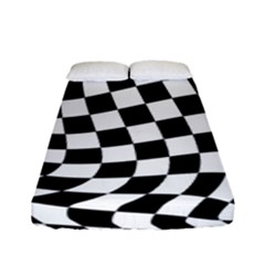 Weaving Racing Flag, Black And White Chess Pattern Fitted Sheet (full/ Double Size) by Casemiro