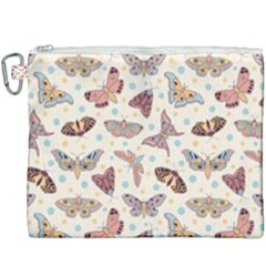 Pattern With Butterflies Moths Canvas Cosmetic Bag (xxxl) by BangZart