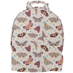 Pattern With Butterflies Moths Mini Full Print Backpack