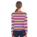 Zigzag pattern seamless zig zag background color Women s Long Sleeve Tee View2
