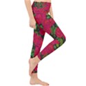 Seamless pattern with colorful bush roses Lightweight Velour Classic Yoga Leggings View4