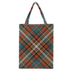 Tartan Scotland Seamless Plaid Pattern Vector Retro Background Fabric Vintage Check Color Square Classic Tote Bag