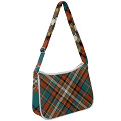 Tartan Scotland Seamless Plaid Pattern Vector Retro Background Fabric Vintage Check Color Square Zip Up Shoulder Bag by BangZart