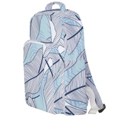 Tropical Flower Seamless Pattern Double Compartment Backpack