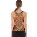 Bright seamless pattern with paisley elements hand drawn wallpaper with floral traditional Tank Top View2