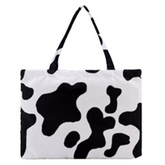 Cow Pattern Zipper Medium Tote Bag