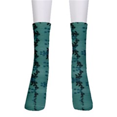 Branches Of A Wonderful Flower Tree In The Light Of Life Men s Crew Socks