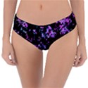 Abstract Intricate Texture Print Reversible Classic Bikini Bottoms View1