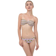 Hawaii Ghost Lilac Classic Bandeau Bikini Set