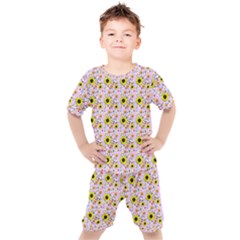 Hawaii Ghost Lilac Kids  Tee and Shorts Set