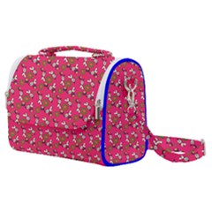 Clown Ghost Pattern Pink Satchel Shoulder Bag by snowwhitegirl