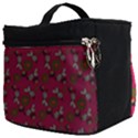 Clown Ghost Pattern Pink Make Up Travel Bag (Big) View2