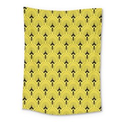 Art-decoyellow Medium Tapestry by Dushan