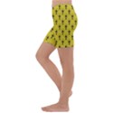 Art-decoyellow Kids  Lightweight Velour Capri Yoga Leggings View2