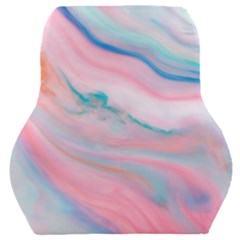 Colorful Marble Abstract Background Texture  Car Seat Back Cushion  by Dushan