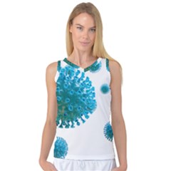 Corona Virus Women s Basketball Tank Top by catchydesignhill