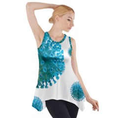 Corona Virus Side Drop Tank Tunic by catchydesignhill