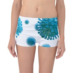 Corona Virus Reversible Boyleg Bikini Bottoms by catchydesignhill