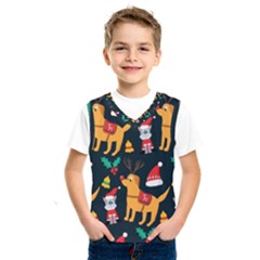 Funny Christmas Pattern Background Kids  SportsWear