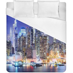 New-york Cityscape  Duvet Cover (california King Size) by Dushan