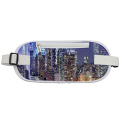 New-york Cityscape  Rounded Waist Pouch by Dushan