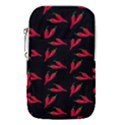 Red, hot jalapeno peppers, chilli pepper pattern at black, spicy Waist Pouch (Large) View1