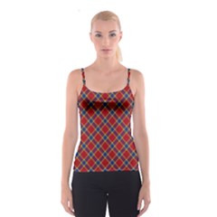 Scottish And Celtic Pattern - Braveheard Is Proud Of You Spaghetti Strap Top by DinzDas