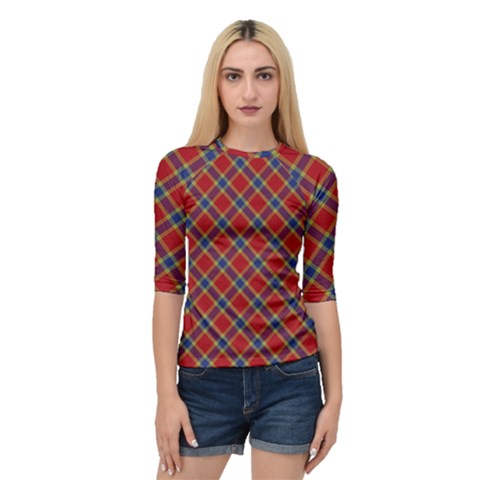 Scottish And Celtic Pattern - Braveheard Is Proud Of You Quarter Sleeve Raglan Tee by DinzDas