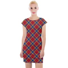 Scottish And Celtic Pattern - Braveheard Is Proud Of You Cap Sleeve Bodycon Dress by DinzDas