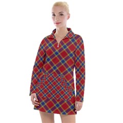 Scottish And Celtic Pattern - Braveheard Is Proud Of You Women s Long Sleeve Casual Dress by DinzDas