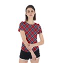 Scottish And Celtic Pattern - Braveheard Is Proud Of You Back Cut Out Sport Tee View2