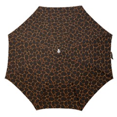 Animal Skin - Panther Or Giraffe - Africa And Savanna Straight Umbrellas by DinzDas