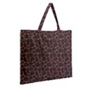 Animal Skin - Panther Or Giraffe - Africa And Savanna Zipper Large Tote Bag View2