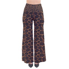Animal Skin - Panther Or Giraffe - Africa And Savanna So Vintage Palazzo Pants by DinzDas