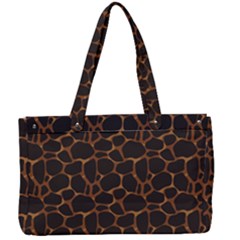 Animal Skin - Panther Or Giraffe - Africa And Savanna Canvas Work Bag by DinzDas