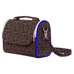 Animal Skin - Panther Or Giraffe - Africa And Savanna Satchel Shoulder Bag by DinzDas